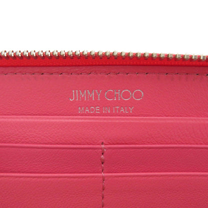 Jimmy Choo ジミーチュウ ロゴモチーフ 長財布（小銭入れあり） カーフ レディース 中古