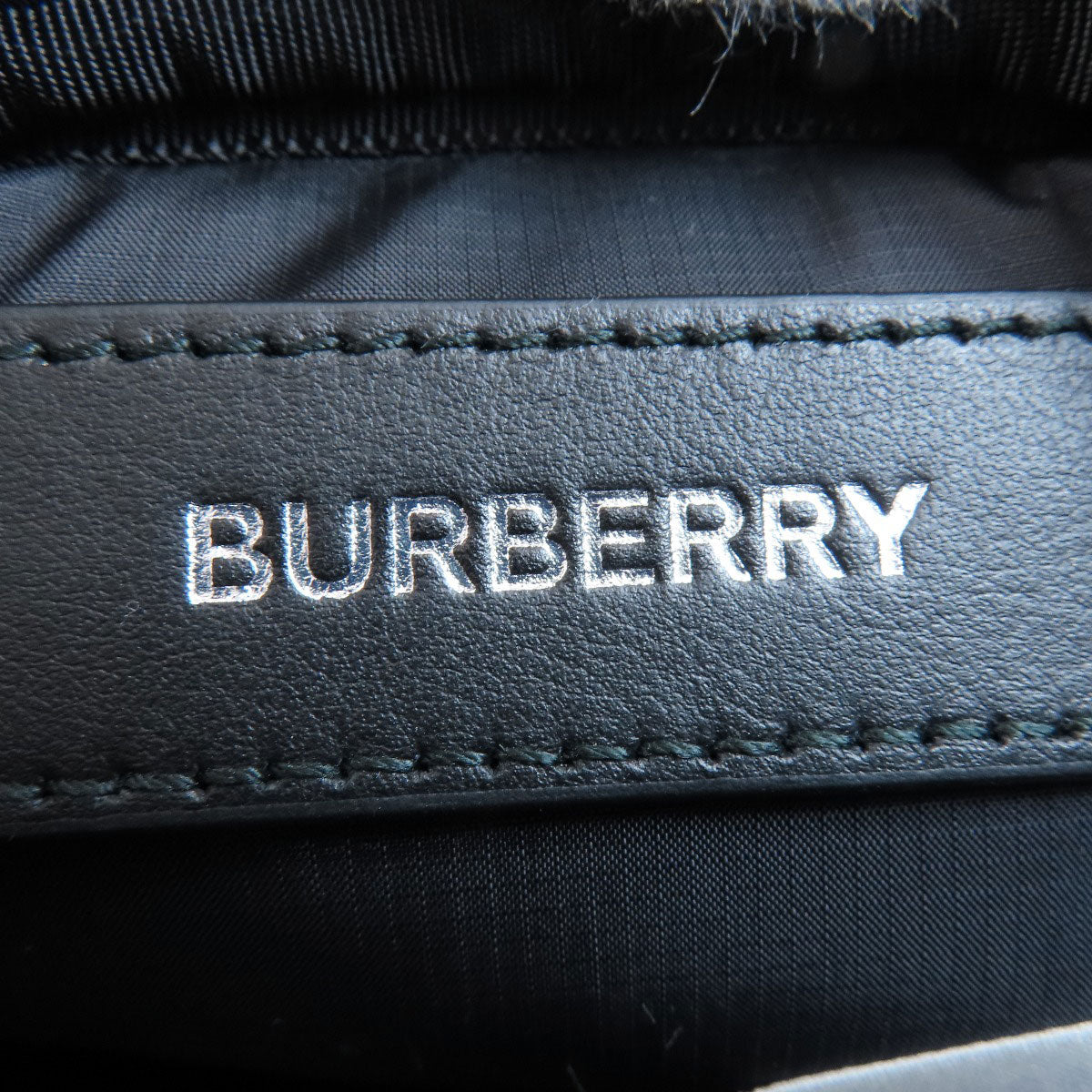 BURBERRY バーバリー ロゴ ボディバッグ ナイロン レディース 中古