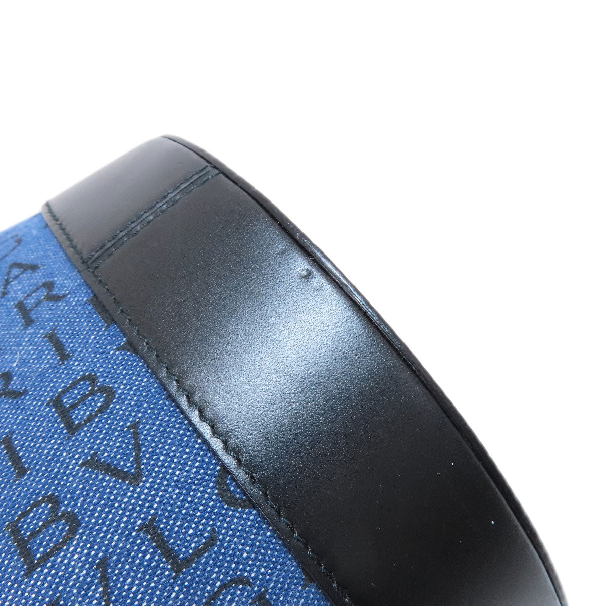 BVLGARI ブルガリ ロゴマニア ビーゼロワン ハンドバッグ デニム レディース 中古