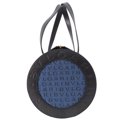 BVLGARI ブルガリ ロゴマニア ビーゼロワン ハンドバッグ デニム レディース 中古