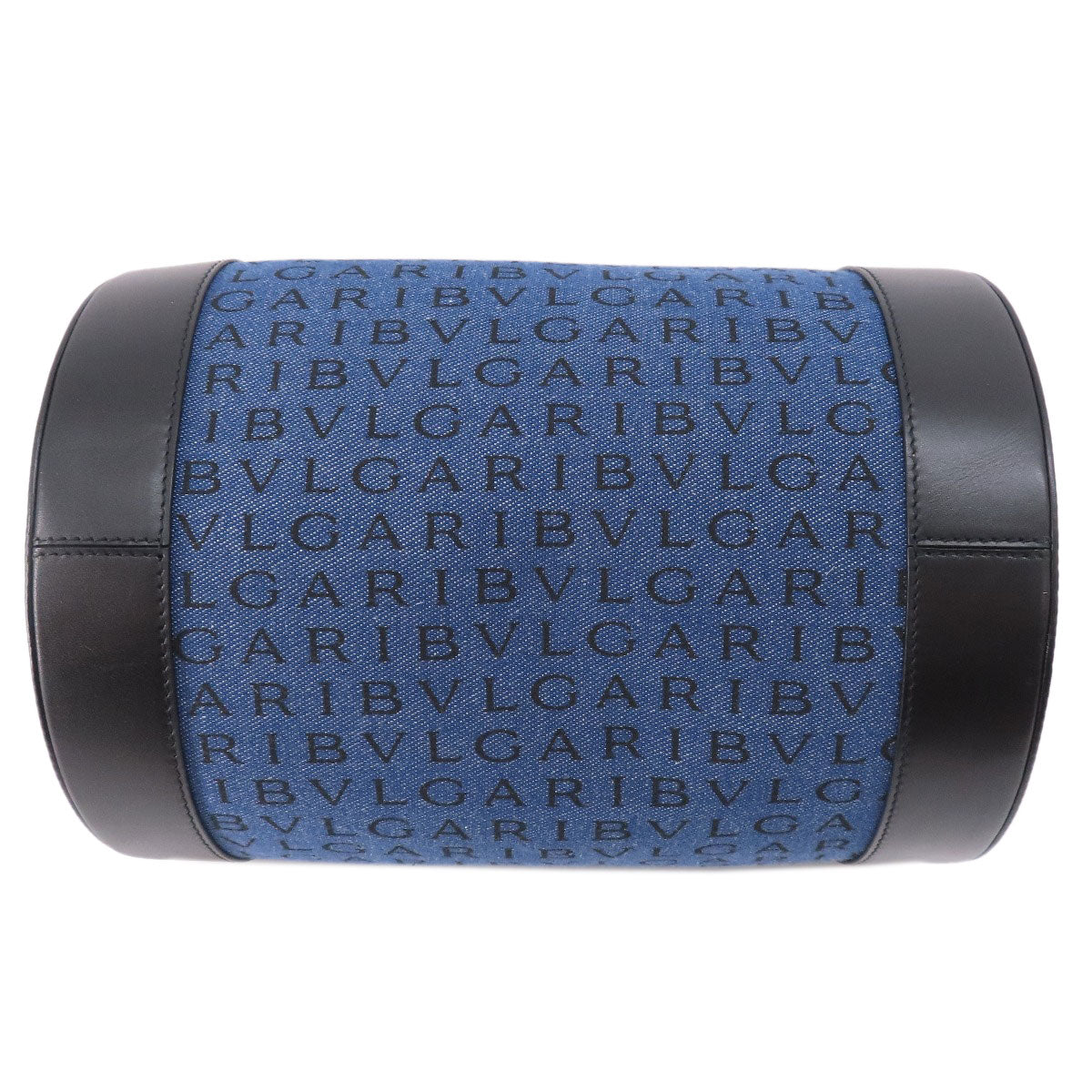 BVLGARI ブルガリ ロゴマニア ビーゼロワン ハンドバッグ デニム レディース 中古