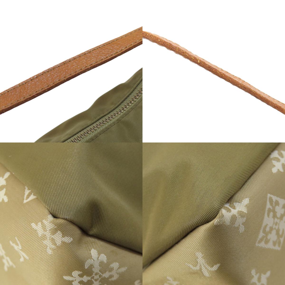 russet ラシット 百合紋章 ハンドバッグ ナイロン レディース 中古