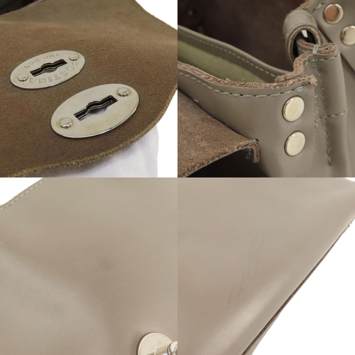 ZANELLATO ザネラート 2WAY ハンドバッグ レザー レディース 中古