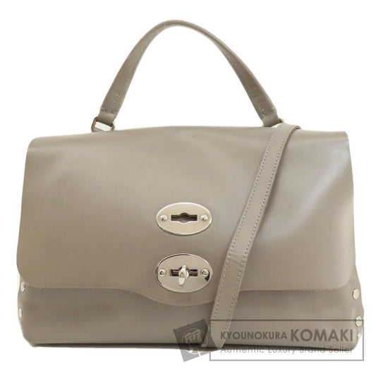 ZANELLATO ザネラート 2WAY ハンドバッグ レザー レディース 中古