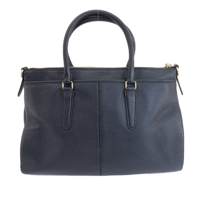 COACH コーチ F35185 ロゴ 2WAY ハンドバッグ レザー レディース 中古
