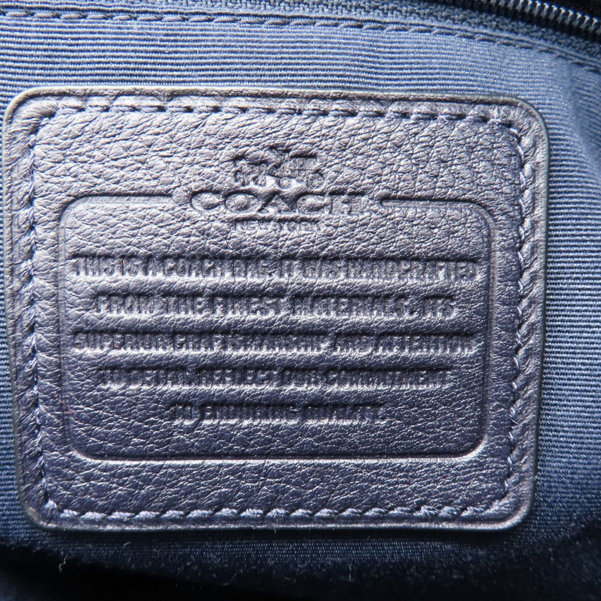 COACH コーチ F35185 ロゴ 2WAY ハンドバッグ レザー レディース 中古