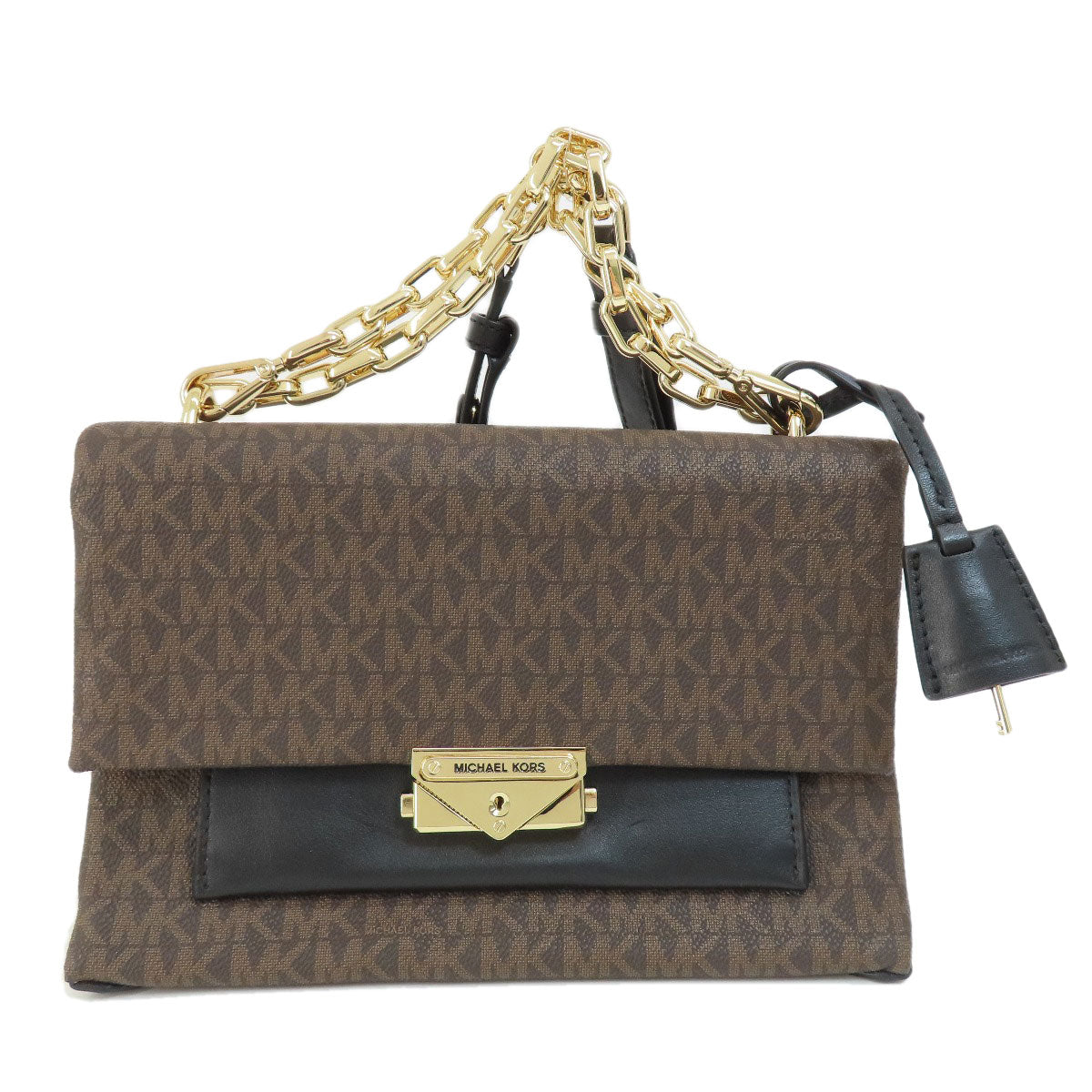 Michael Kors マイケルコース MKシグネチャー 2WAY ハンドバッグ PVC レディース 中古
