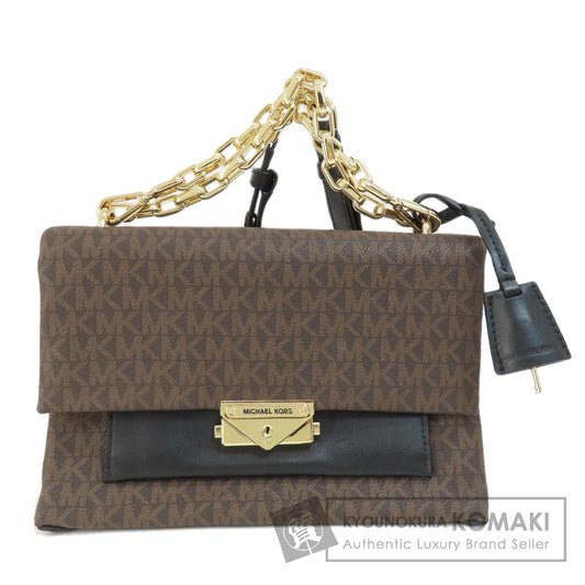 Michael Kors マイケルコース MKシグネチャー 2WAY ハンドバッグ PVC レディース 中古