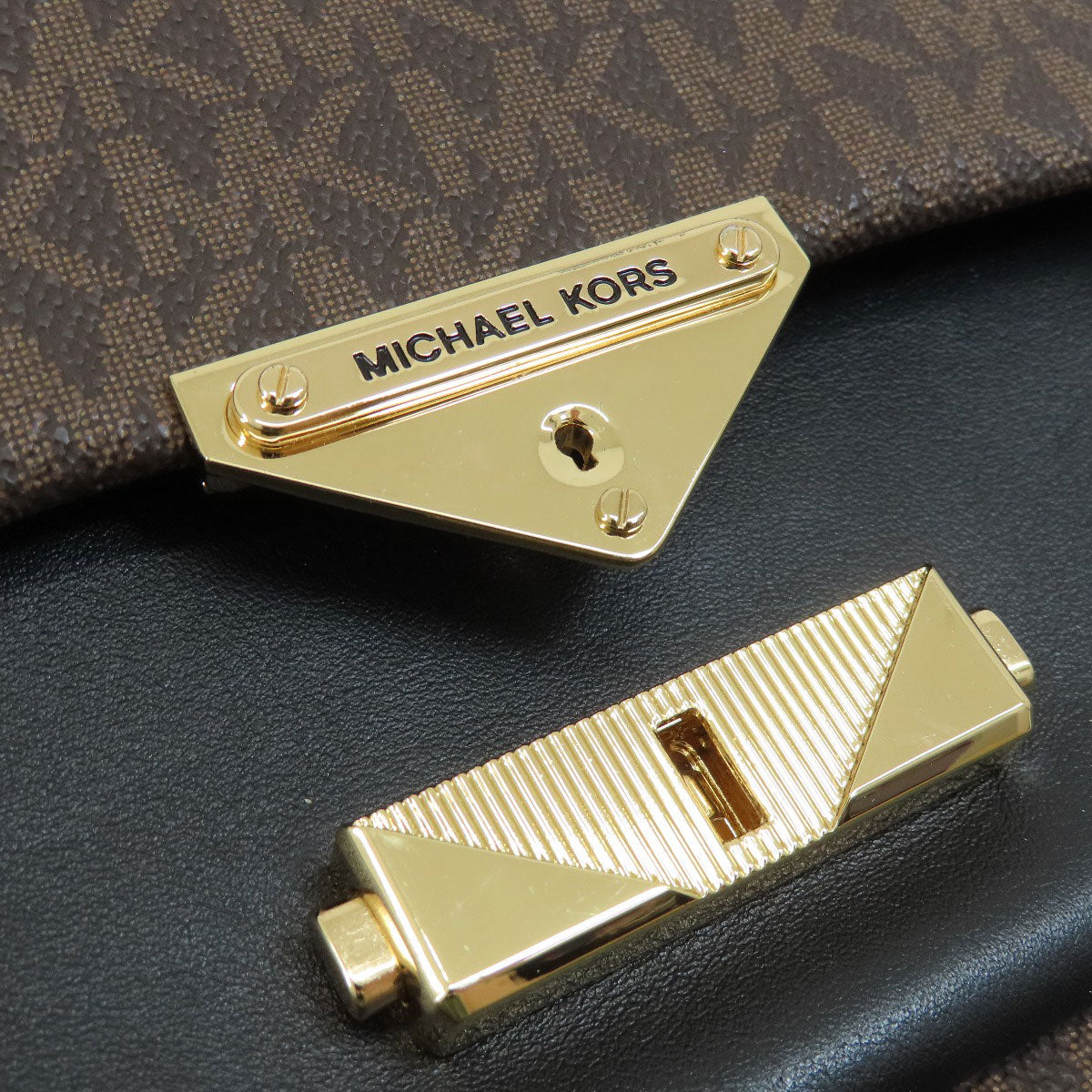Michael Kors マイケルコース MKシグネチャー 2WAY ハンドバッグ PVC レディース 中古
