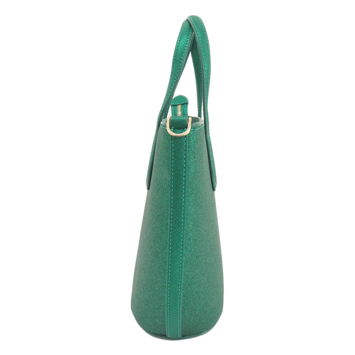kate spade ケイトスペード ラメ 2WAY ハンドバッグ PVC レディース 中古