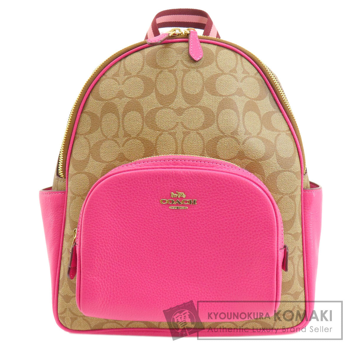 COACH コーチ C8522 コート バックパック リュック・デイパック PVC レディース 中古