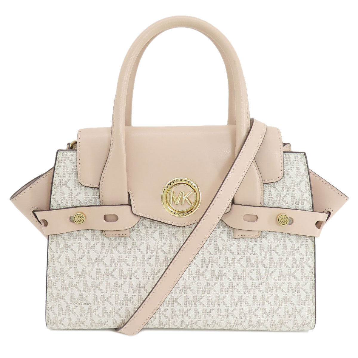 Michael Kors マイケルコース カルメン 2WAY ハンドバッグ PVC レディース 中古
