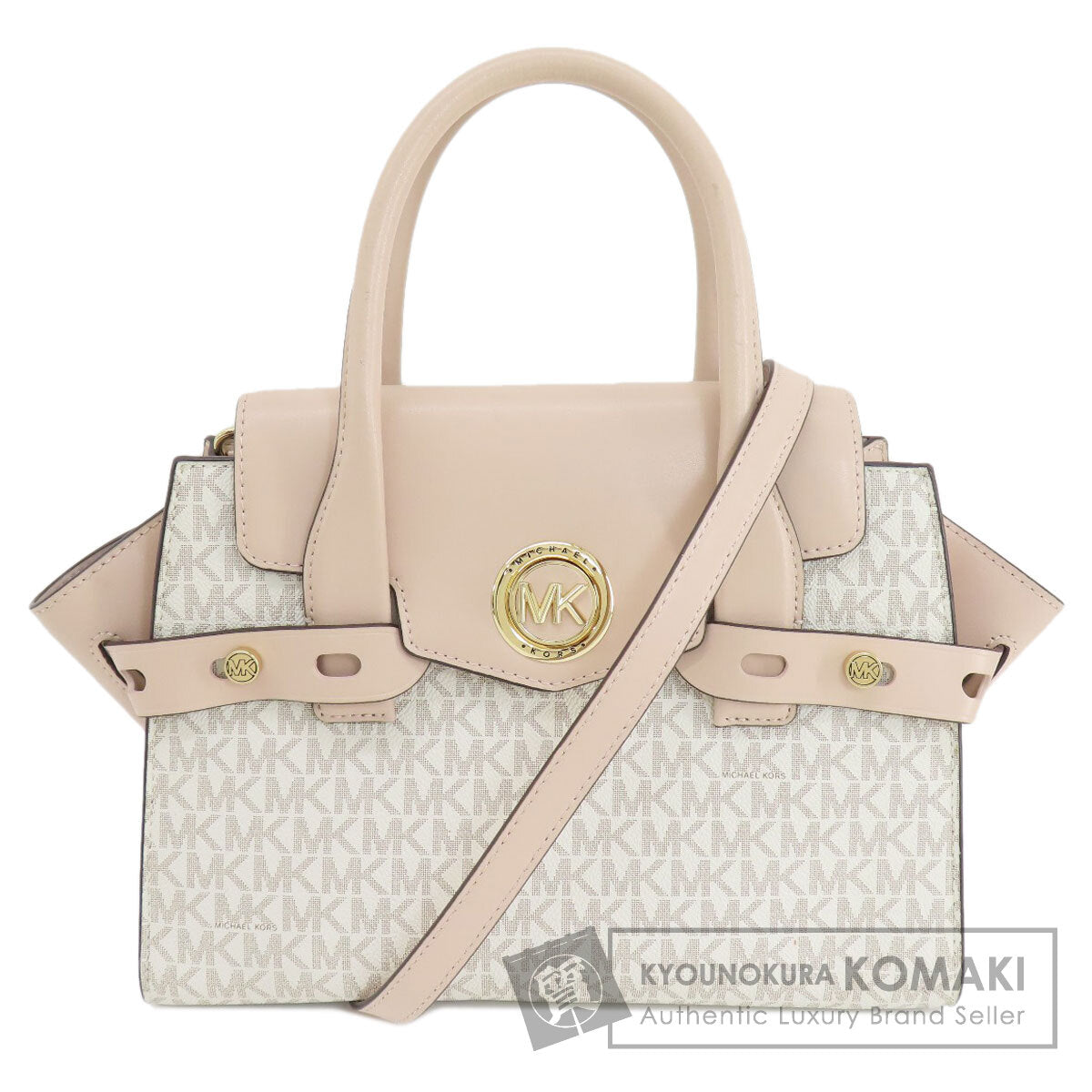 Michael Kors マイケルコース カルメン 2WAY ハンドバッグ PVC レディース 中古