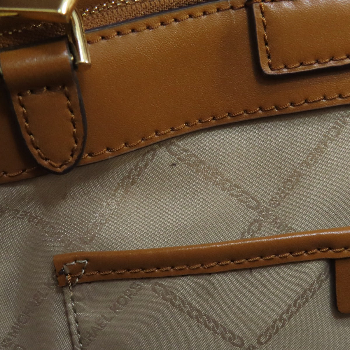 Michael Kors マイケルコース MKシグネチャー 2WAY トートバッグ PVC レディース 中古