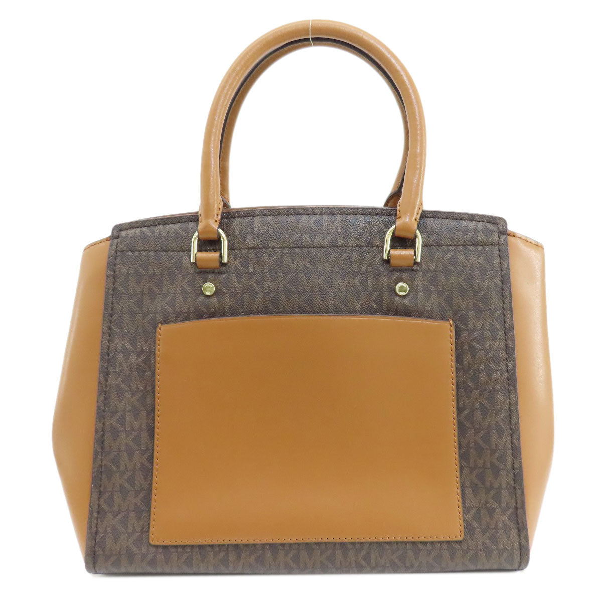 Michael Kors マイケルコース MKシグネチャー 2WAY トートバッグ PVC レディース 中古