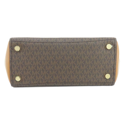 Michael Kors マイケルコース MKシグネチャー 2WAY トートバッグ PVC レディース 中古