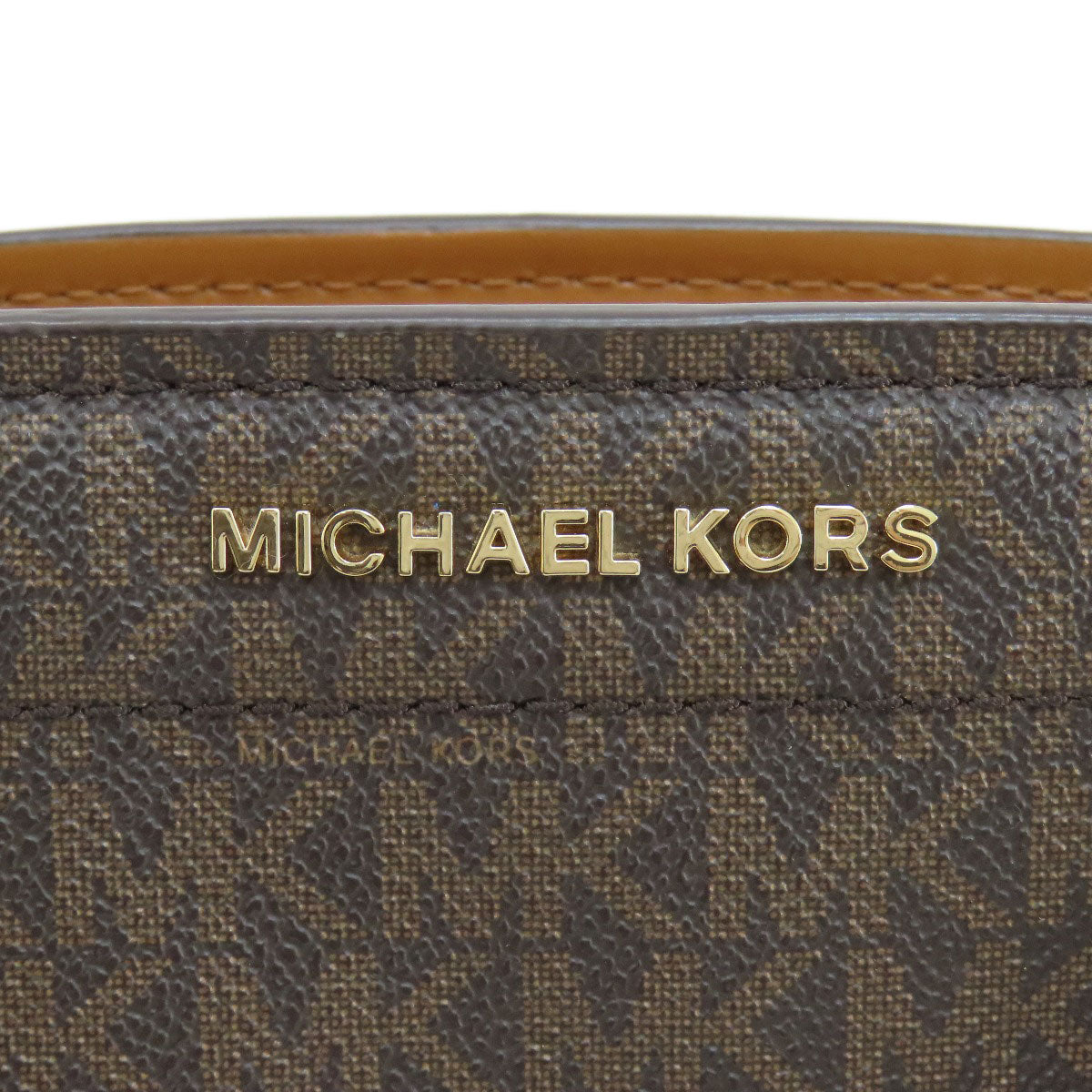 Michael Kors マイケルコース MKシグネチャー 2WAY トートバッグ PVC レディース 中古