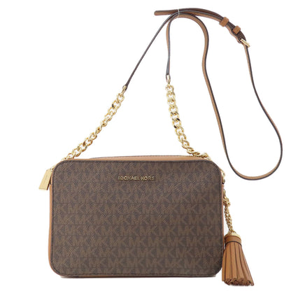 Michael Kors マイケルコース MKシグネチャー ショルダーバッグ PVC レディース 中古