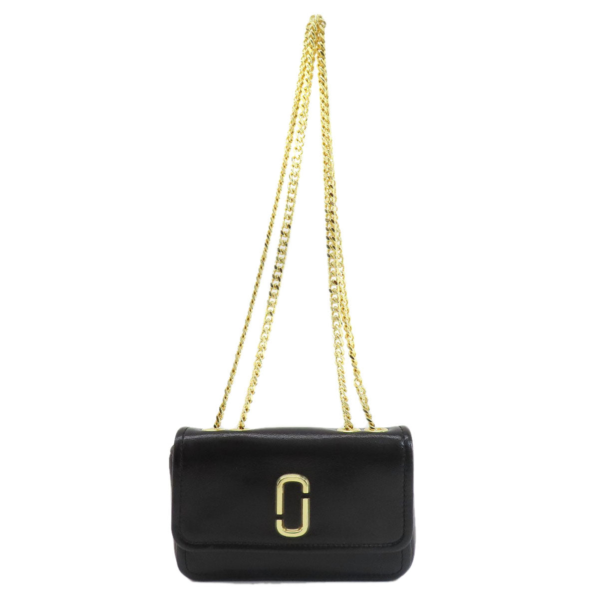 MARC JACOBS マーク・ジェイコブス ダブルJ ショルダーバッグ レザー レディース 中古