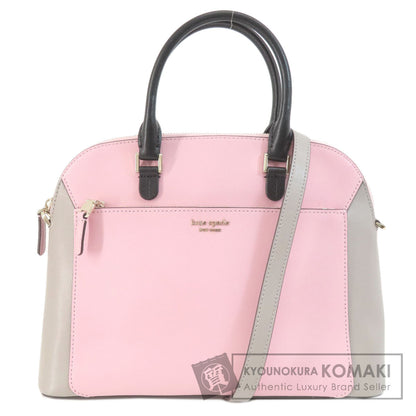 kate spade ケイトスペード ロゴ金具 2WAY トートバッグ PVC レディース 中古