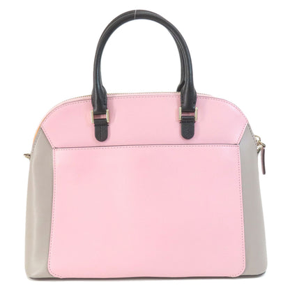 kate spade ケイトスペード ロゴ金具 2WAY トートバッグ PVC レディース 中古