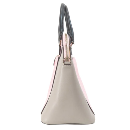kate spade ケイトスペード ロゴ金具 2WAY トートバッグ PVC レディース 中古