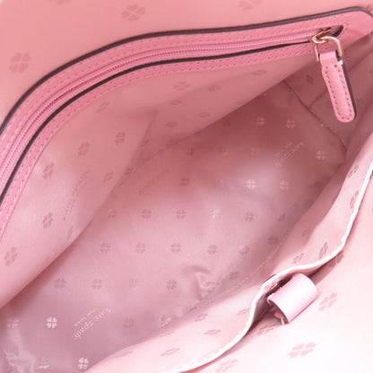 kate spade ケイトスペード ロゴ金具 2WAY トートバッグ PVC レディース 中古