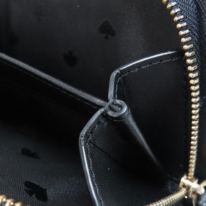 kate spade ケイトスペード ロゴ金具 二つ折り財布（小銭入れあり） PVC レディース 中古