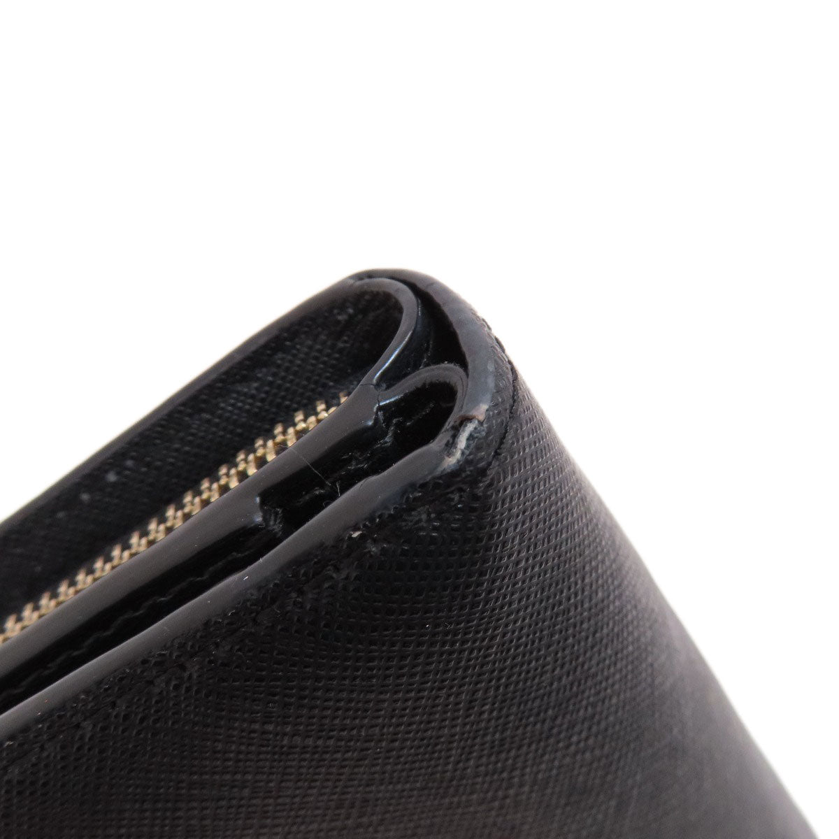 kate spade ケイトスペード ロゴ金具 二つ折り財布（小銭入れあり） PVC レディース 中古