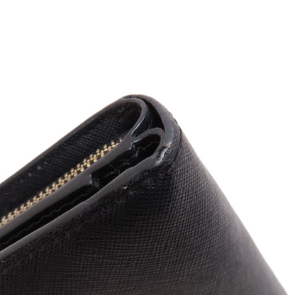 kate spade ケイトスペード ロゴ金具 二つ折り財布（小銭入れあり） PVC レディース 中古