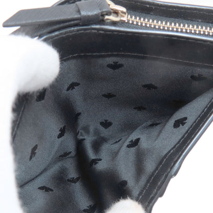 kate spade ケイトスペード ロゴ金具 二つ折り財布（小銭入れあり） PVC レディース 中古