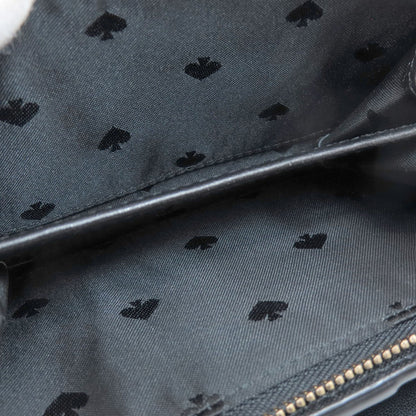 kate spade ケイトスペード ロゴ金具 二つ折り財布（小銭入れあり） PVC レディース 中古