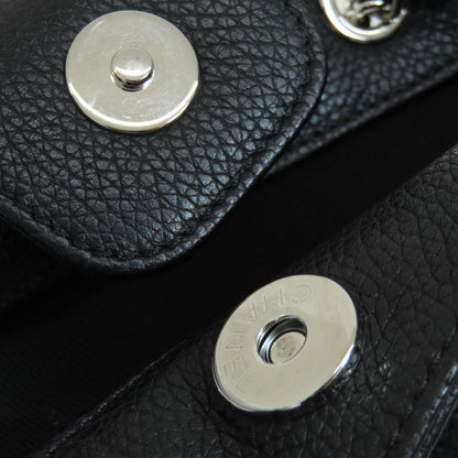 CHANEL シャネル チェーンバッグ ココマーク シルバー金具 トートバッグ カーフ レディース 中古