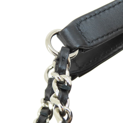 CHANEL シャネル チェーンバッグ ココマーク シルバー金具 トートバッグ カーフ レディース 中古