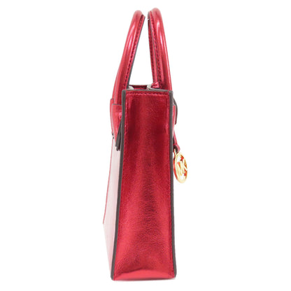 Michael Kors マイケルコース ロゴ 2WAY ハンドバッグ PVC レディース 中古