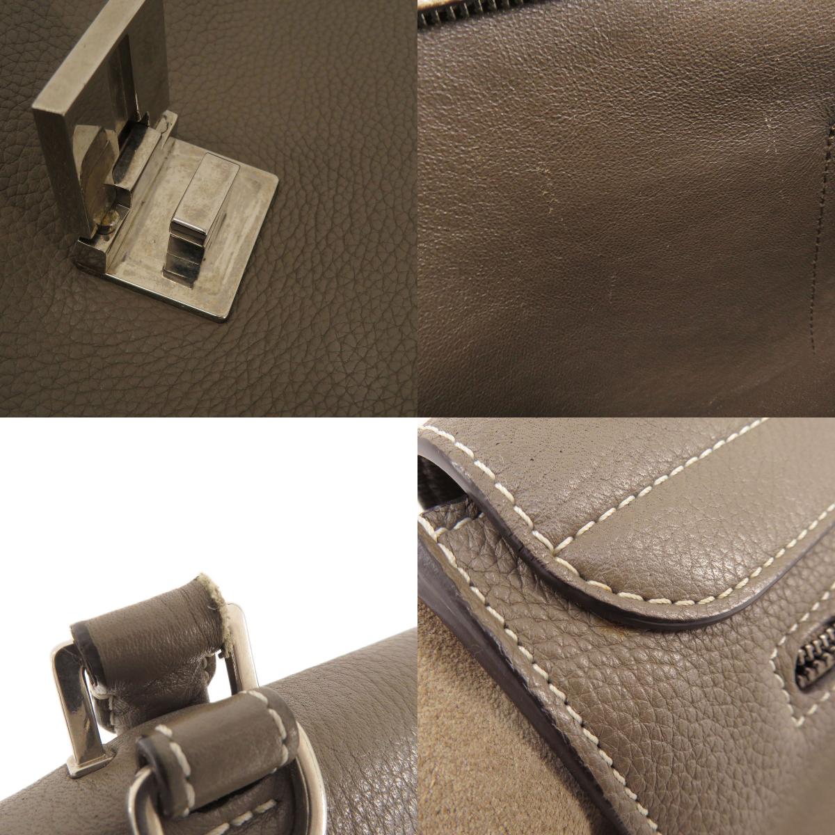 CELINE セリーヌ トラペーズ 2WAY トートバッグ レザー レディース 中古