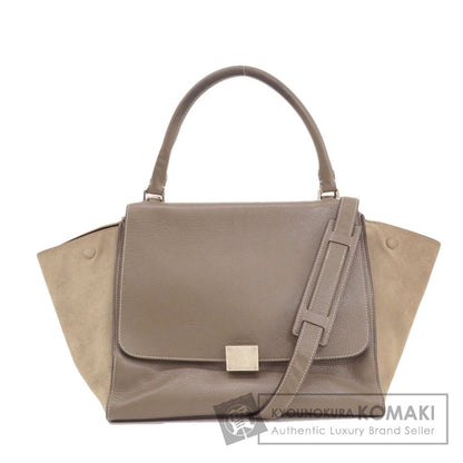CELINE セリーヌ トラペーズ 2WAY トートバッグ レザー レディース 中古