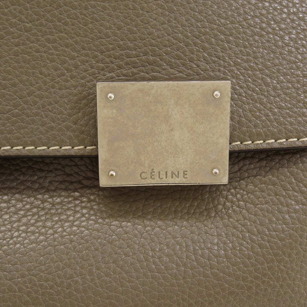 CELINE セリーヌ トラペーズ 2WAY トートバッグ レザー レディース 中古