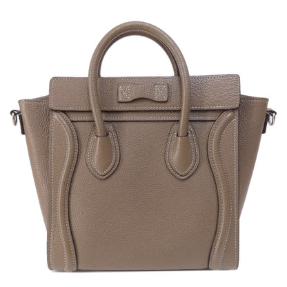 CELINE セリーヌ ラゲージナノ 2WAY ハンドバッグ カーフ レディース 中古