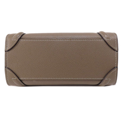CELINE セリーヌ ラゲージナノ 2WAY ハンドバッグ カーフ レディース 中古