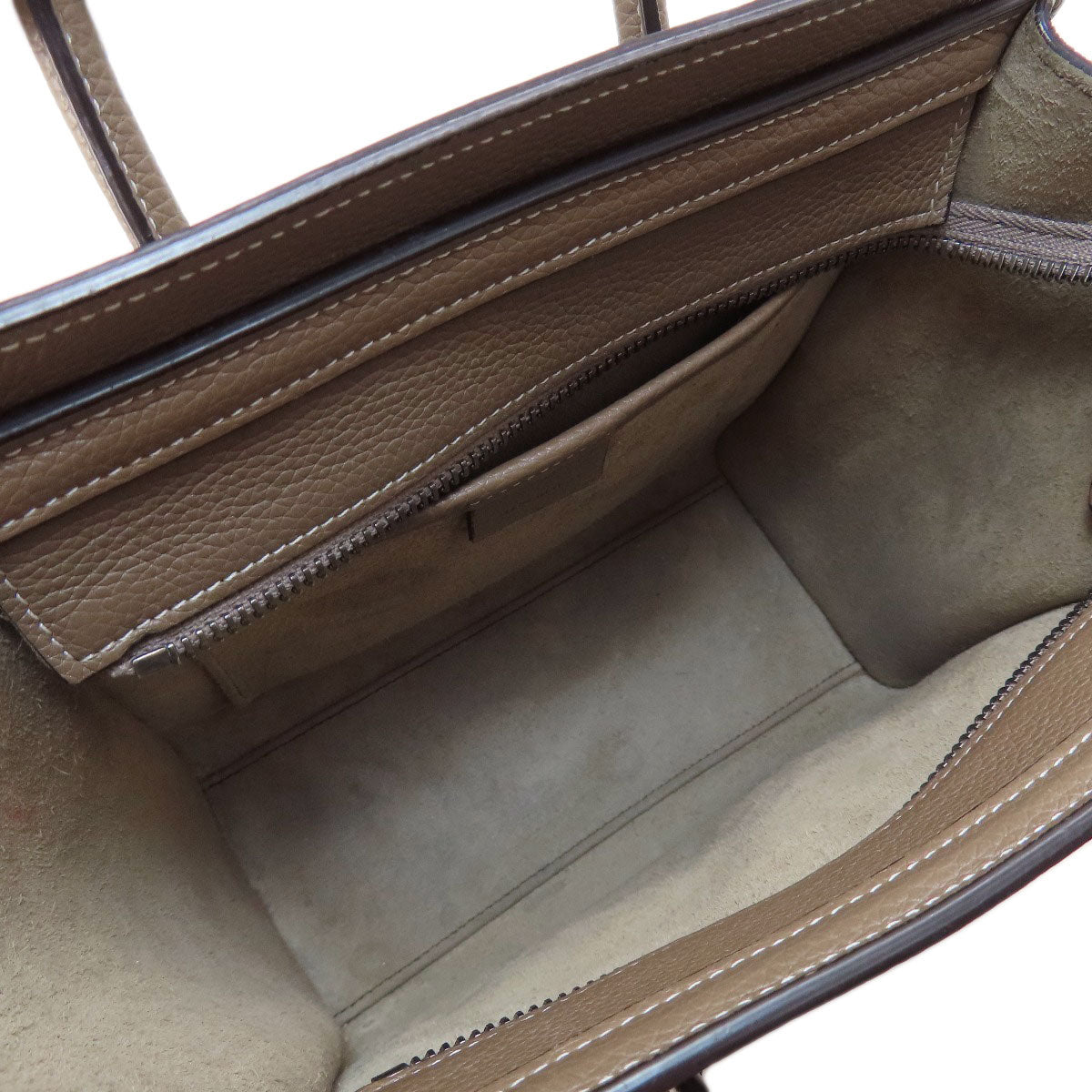 CELINE セリーヌ ラゲージナノ 2WAY ハンドバッグ カーフ レディース 中古