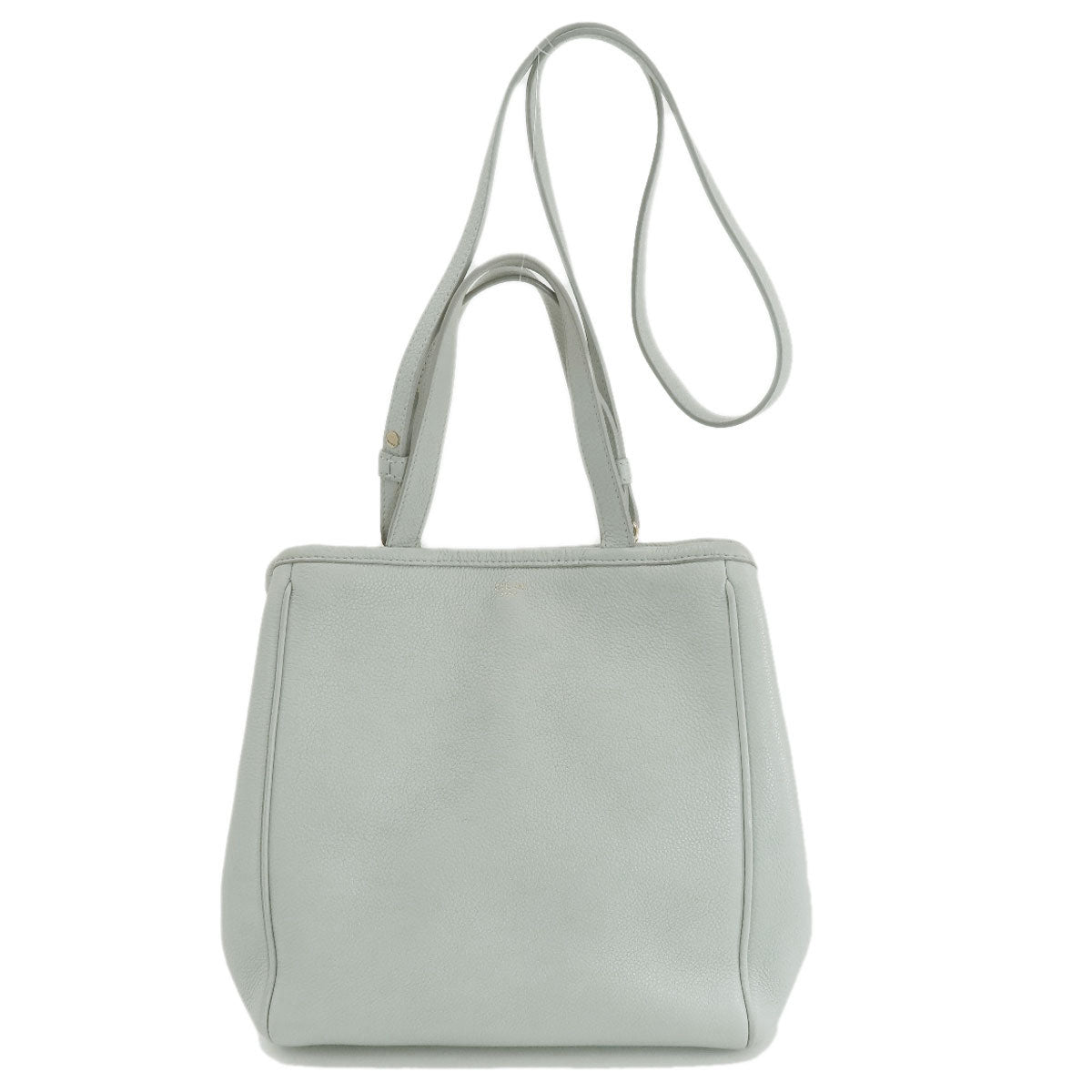 CELINE セリーヌ スモール フォールド カバ 2WAY ハンドバッグ レザー レディース 中古