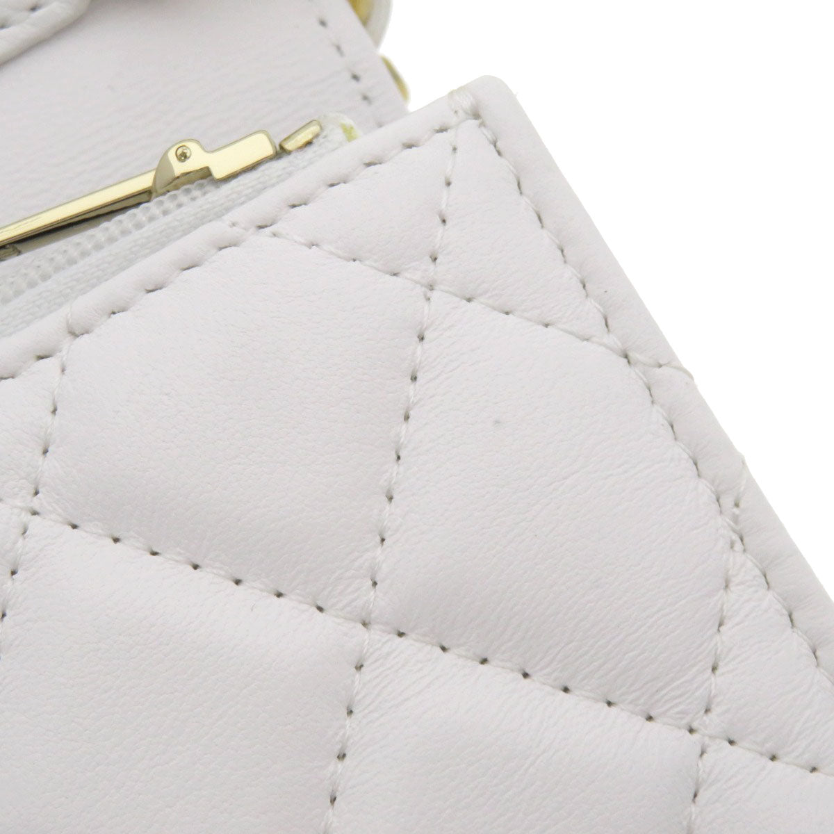 CHANEL シャネル チェーンウォレット ココマーク マトラッセ ショルダーバッグ ラムスキン レディース 中古