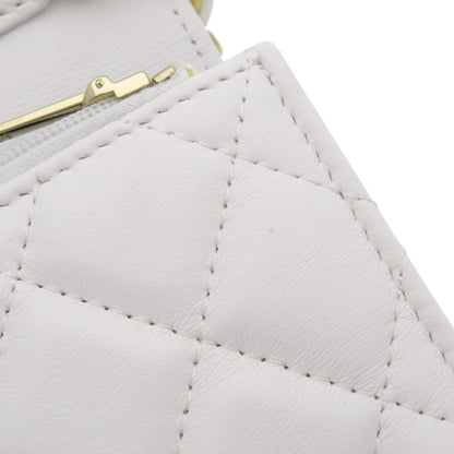 CHANEL シャネル チェーンウォレット ココマーク マトラッセ ショルダーバッグ ラムスキン レディース 中古