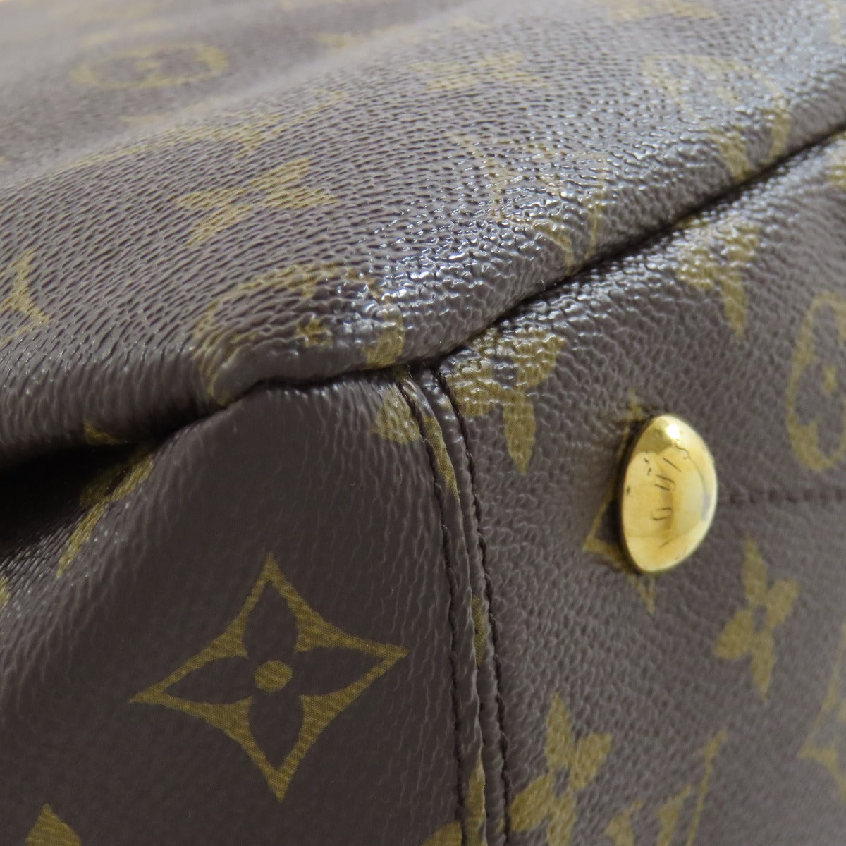 LOUIS VUITTON ルイヴィトン M40929 パラスMM トートバッグ モノグラムキャンバス レディース 中古