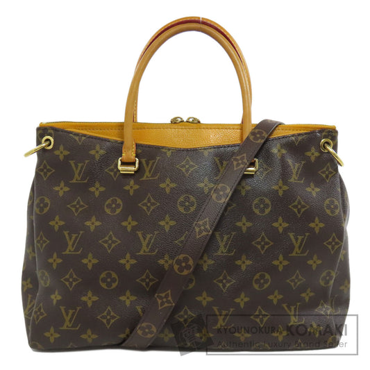 LOUIS VUITTON ルイヴィトン M40929 パラスMM トートバッグ モノグラムキャンバス レディース 中古