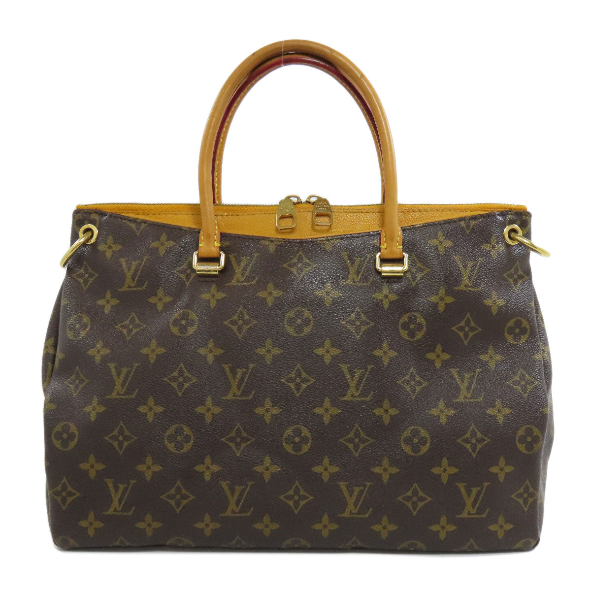 LOUIS VUITTON ルイヴィトン M40929 パラスMM トートバッグ モノグラムキャンバス レディース 中古