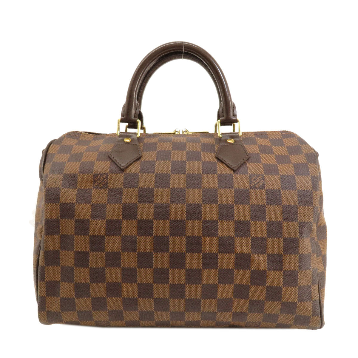 LOUIS VUITTON ルイヴィトン N41367 スピーディ・バンドリエール30 ダミエ エベヌ ボストンバッグ ダミエキャンバス レディース 中古