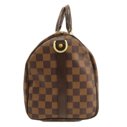 LOUIS VUITTON ルイヴィトン N41367 スピーディ・バンドリエール30 ダミエ エベヌ ボストンバッグ ダミエキャンバス レディース 中古