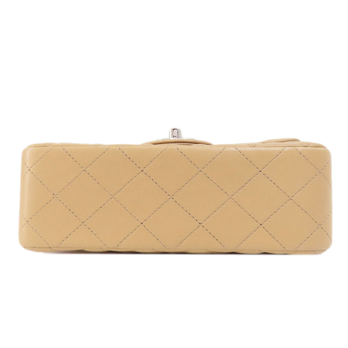 CHANEL シャネル チェーンショルダー マトラッセ シルバー金具 ショルダーバッグ ラムスキン レディース 中古